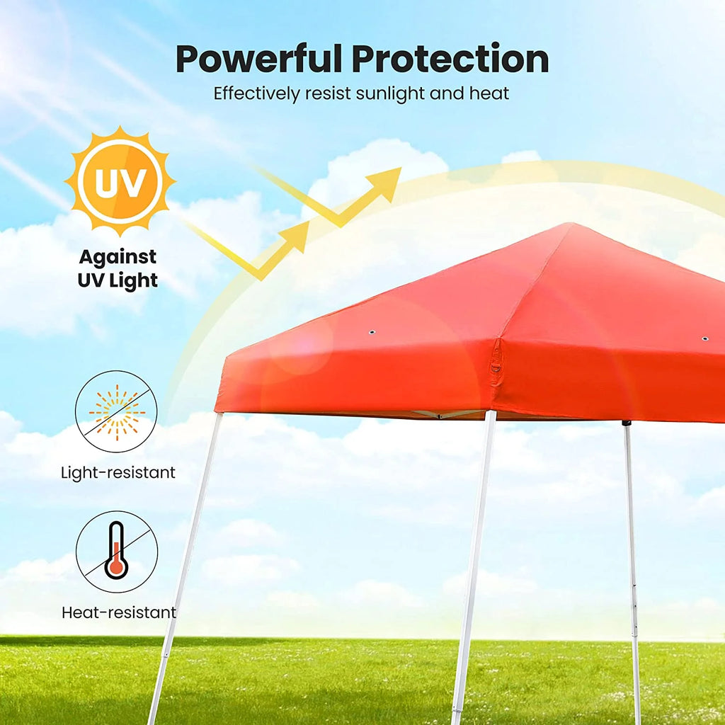 Red 8 x 8 Feet Pop Up Canopy Tent C17348