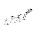 Chrome 4 Hole Roman Tub Trim Set Q537901