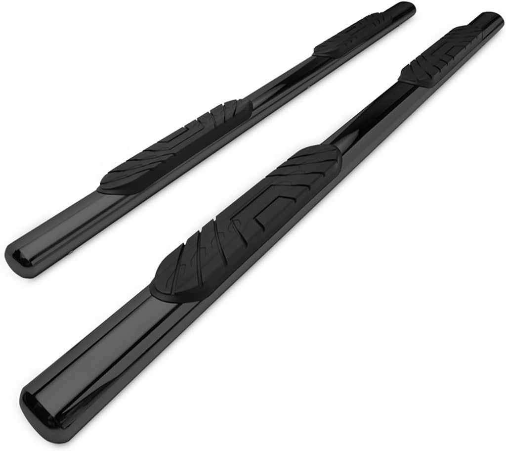Black Oval Side Bars Nerf Bars Step Rails for Toyota Tacoma Access Cab D45667
