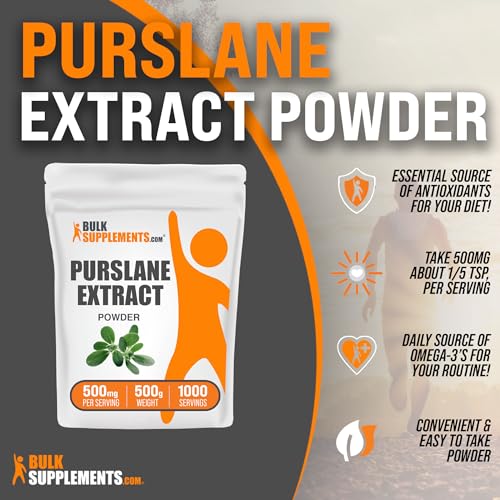 Purslane Extract Powder, 500mg per Serving, 1kg (2.2 lbs) B76700
