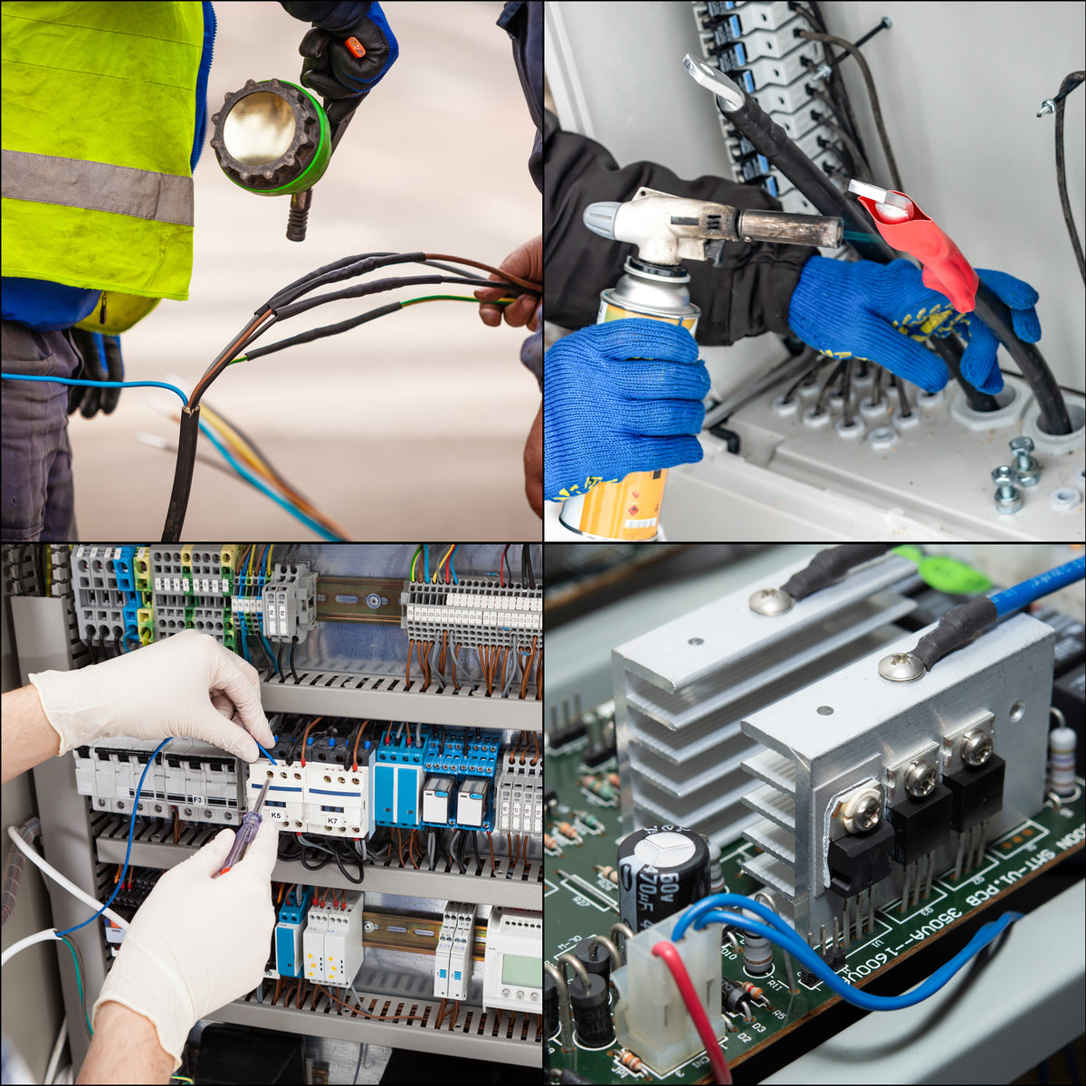 2pcs 4mm Dia 50ft Heat Shrink Tubing 4:1 Dual Wall Adhesive Lined Waterproof Black H792