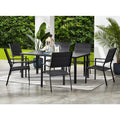 Black 7-Piece Outdoor Patio Dining Set Z737