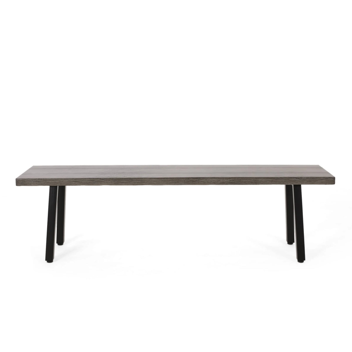 Aluminum and Steel Outdoor Dining Bench R64179