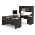 U-Shaped Desk with Pedestal and Hutch M9067