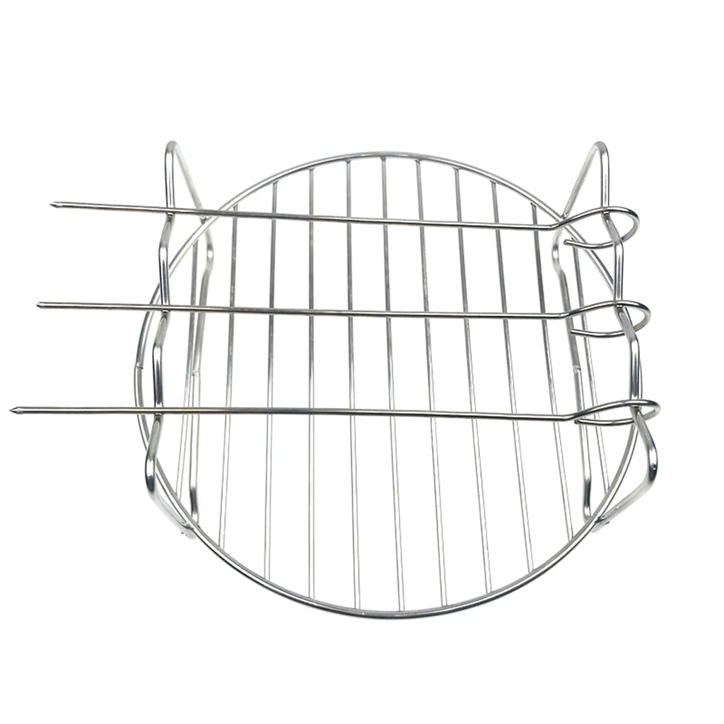 10Pcs Air Fryer Accessory Kit with Frying Pan Rack Pizza Tray Cupcake Mould Set K1984