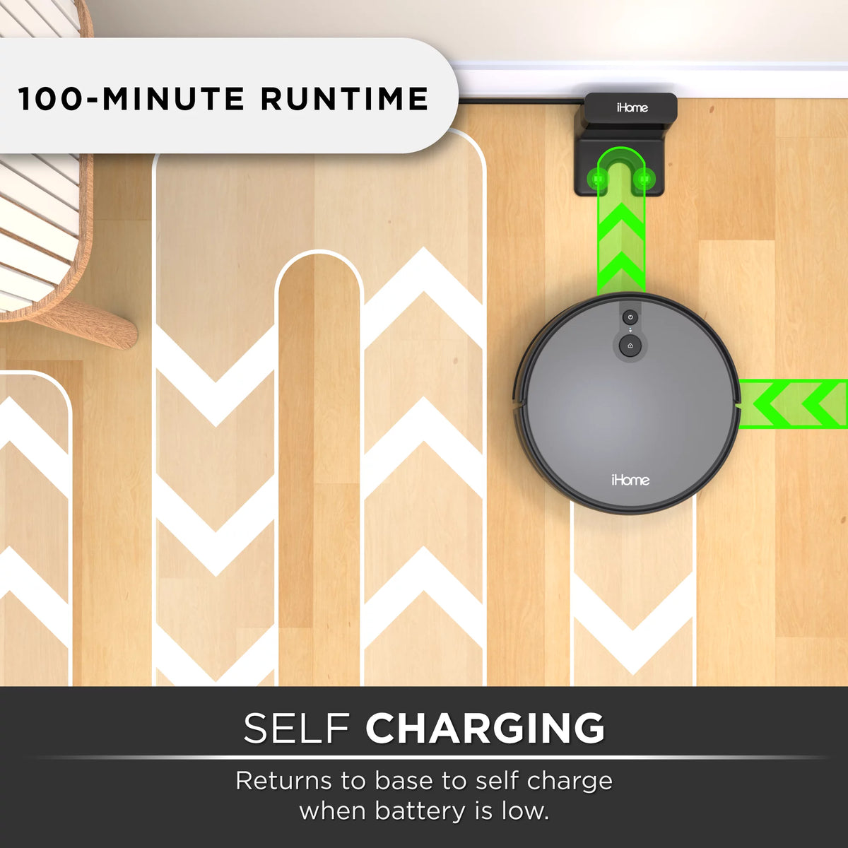 Robot Vacuum with Mapping Technology and App Control J563