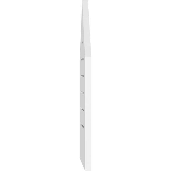 Peaked Top Surface Mount PVC Gable Vent D962095