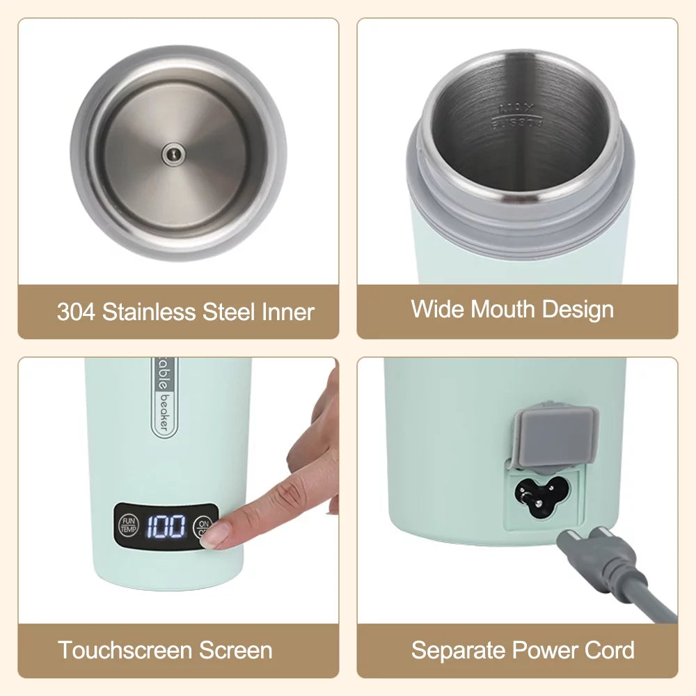 350ml Portable Stainless Steel Electric Kettle X8211