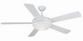52 inch Ceiling Fan with Light Kit White Finish R1220