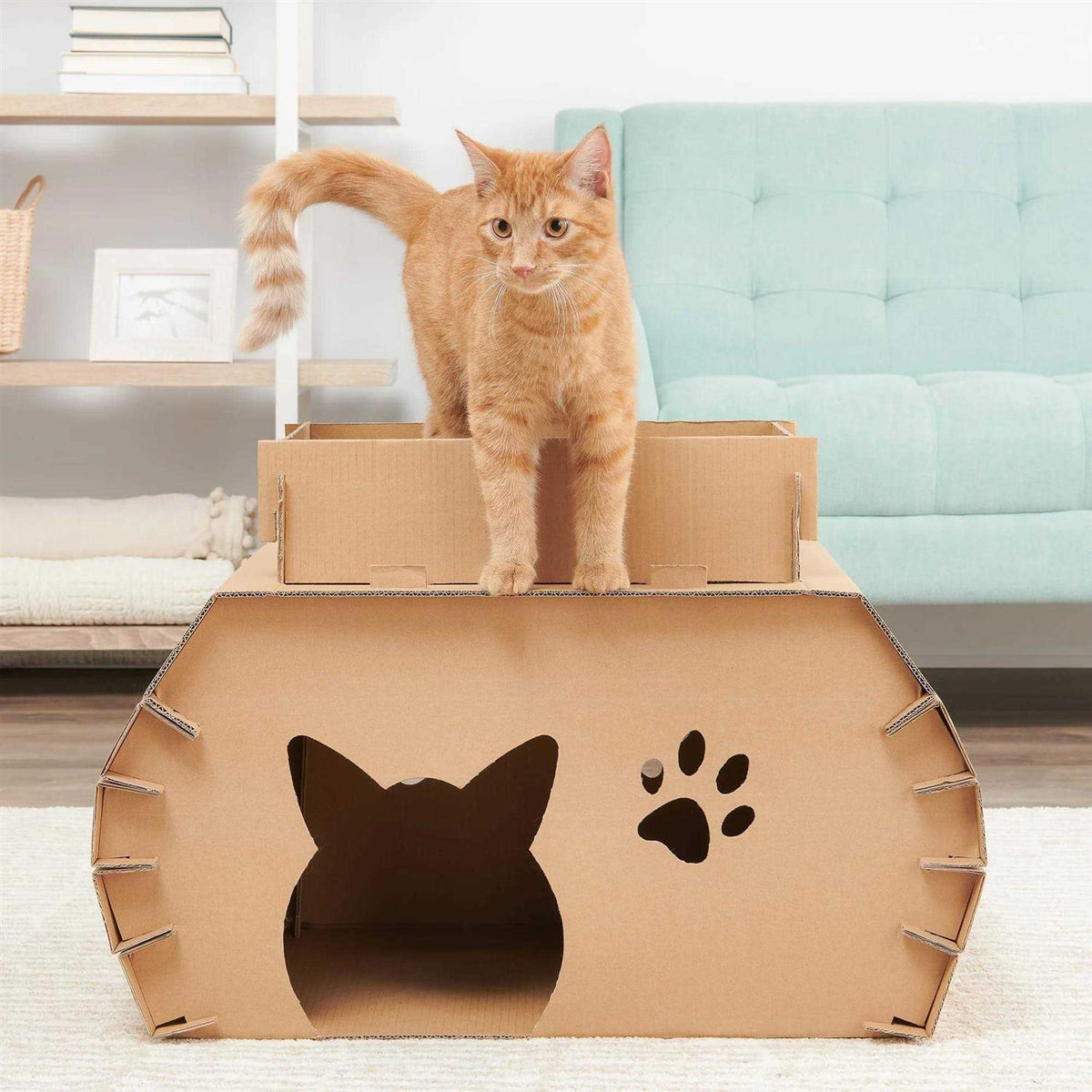 Cat Camper and Scratcher L7186