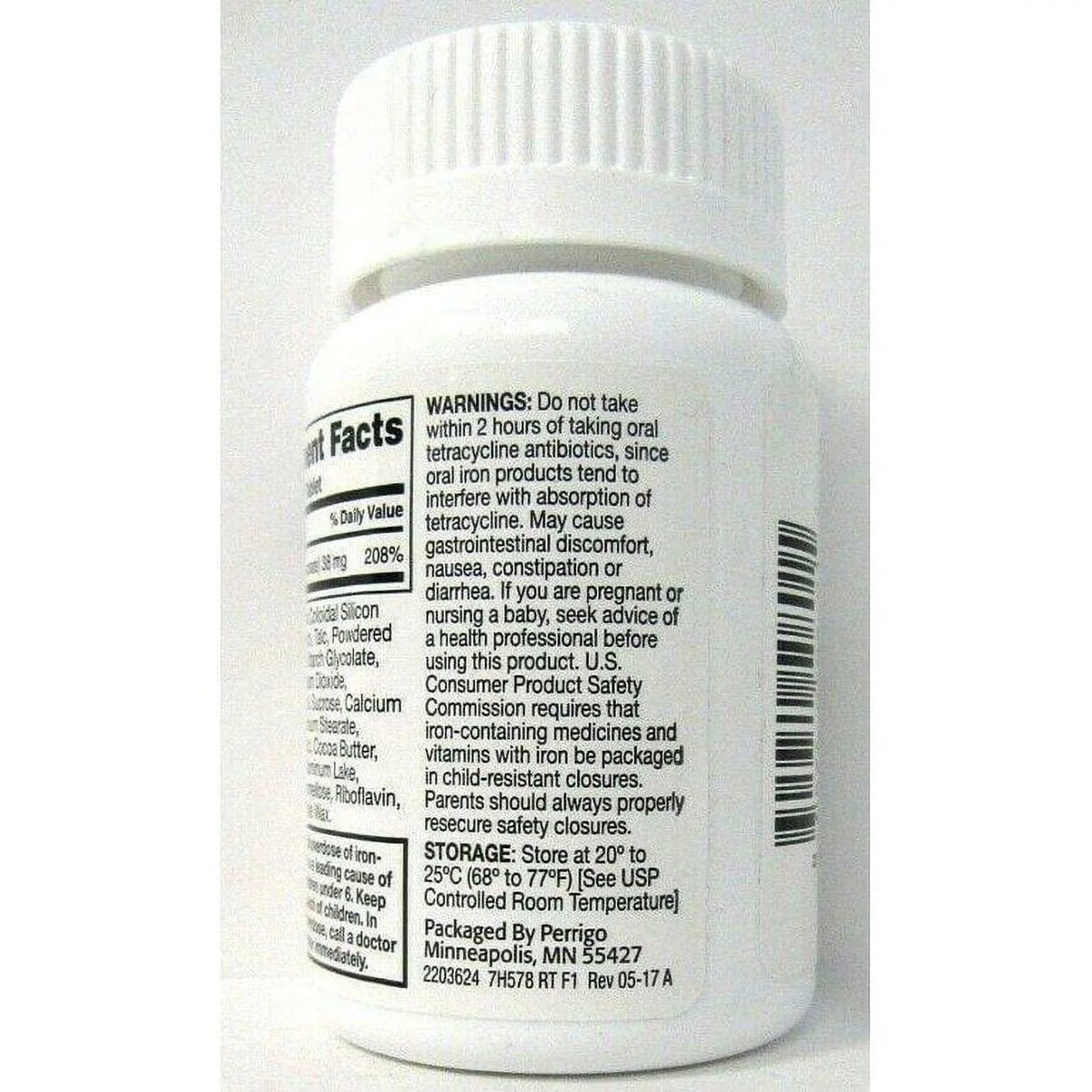 Ferrous Gluconate Tablets 324 mg 100 ea (Pack of 6) Z314707