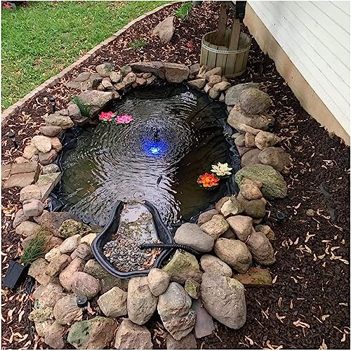 Black HDPE Pond Liner 0.13mm 10x10m E2079