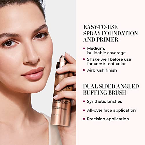 Medium Dark Foundation Starter Kit with Brush I1676