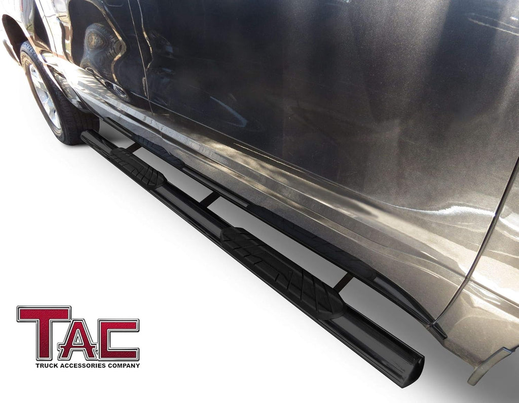 Black Oval Side Bars Nerf Bars Step Rails for Toyota Tacoma Access Cab D45667