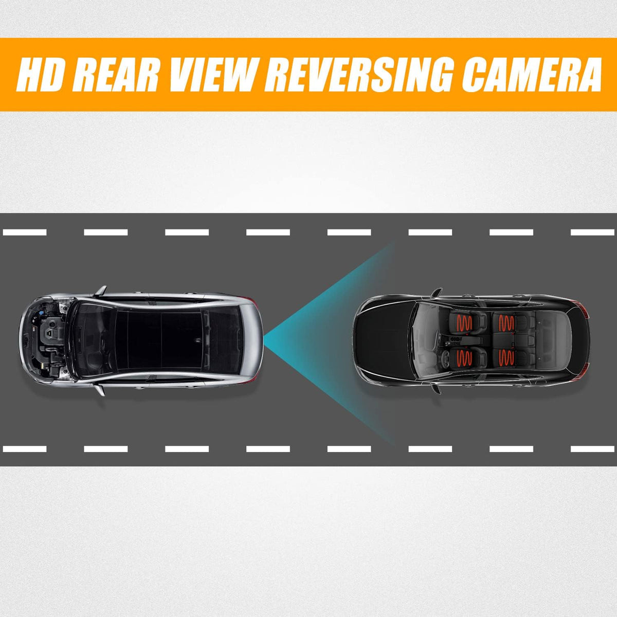 Rear View Backup Camera with Link Cable and Plug T841113