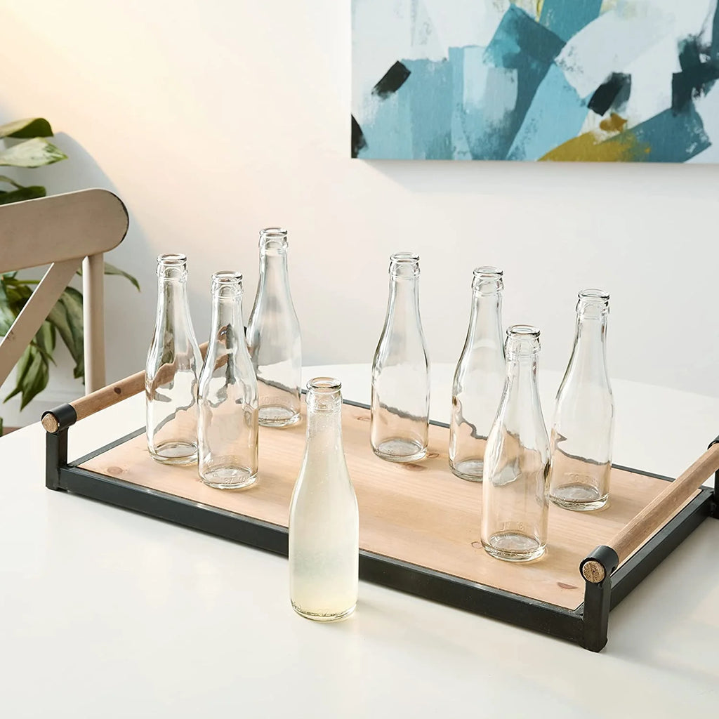 24 Clear Champagne Bottles B582481