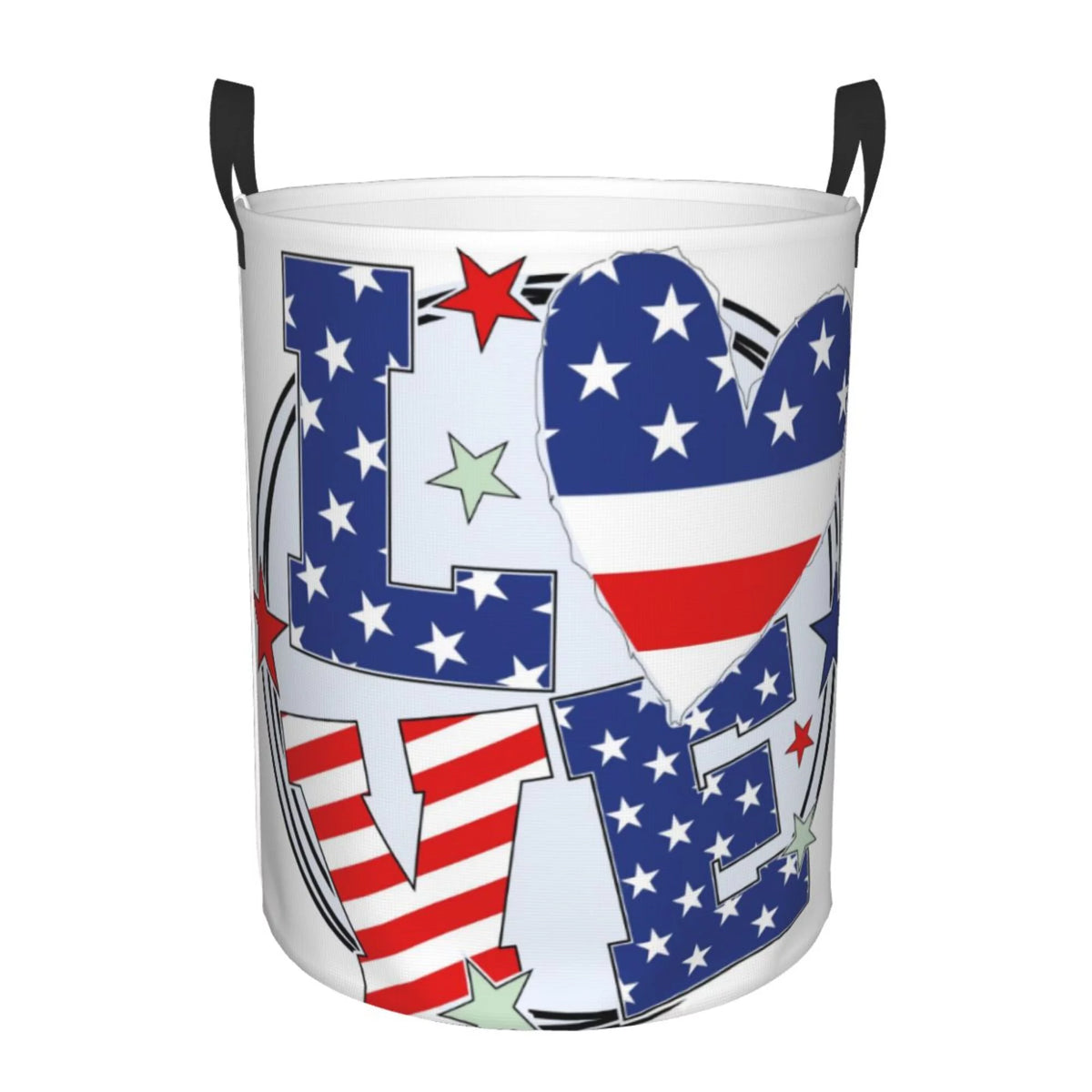 Round Waterproof Collapsible Laundry Basket F42297