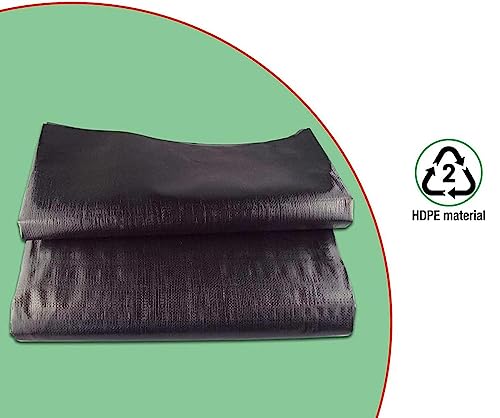Black HDPE Pond Liner 0.13mm 10x10m E2079