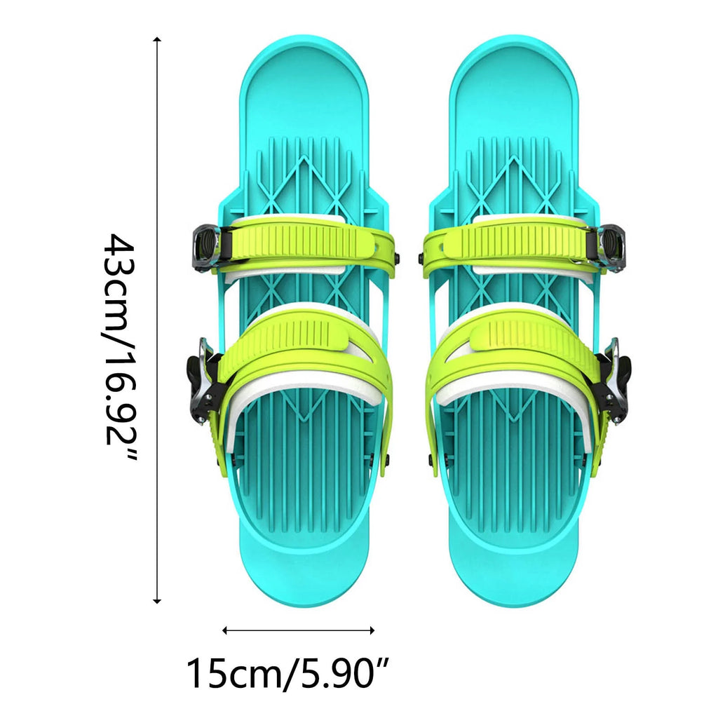Mini Short Ski Skates Attach to Skis Boots S673582