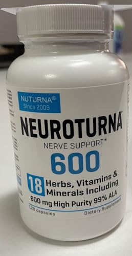 900 mg Alpha Lipoic Acid Nerve Supplement, 180 Capsules D662