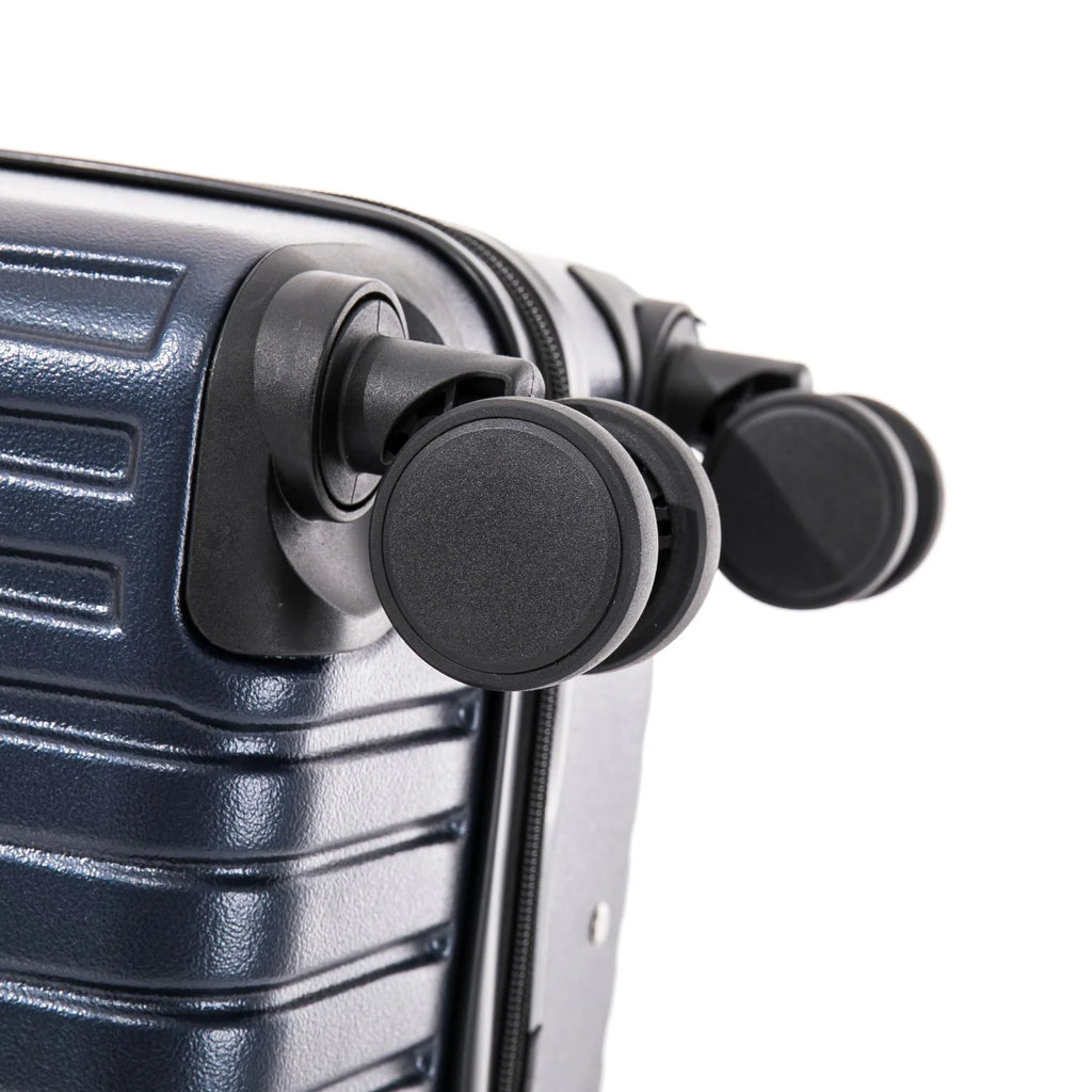 3-Piece Hardside Luggage Set with Spinner Wheels, 20"/24"/28", Navy Blue A6620