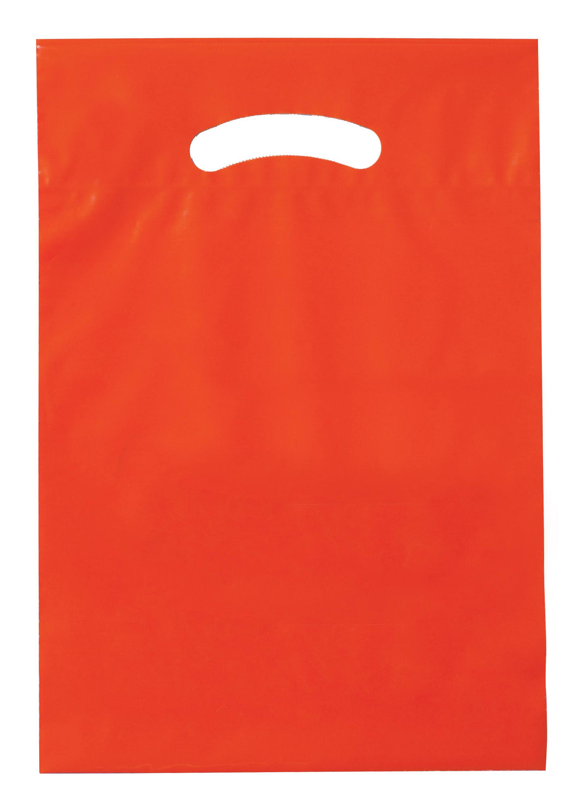 250 Custom Plastic Die Cut Bag 9x22 X 13x22 T154