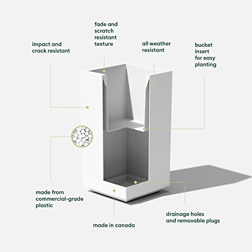 Tall Planter with Removable Insert Bucket W355446