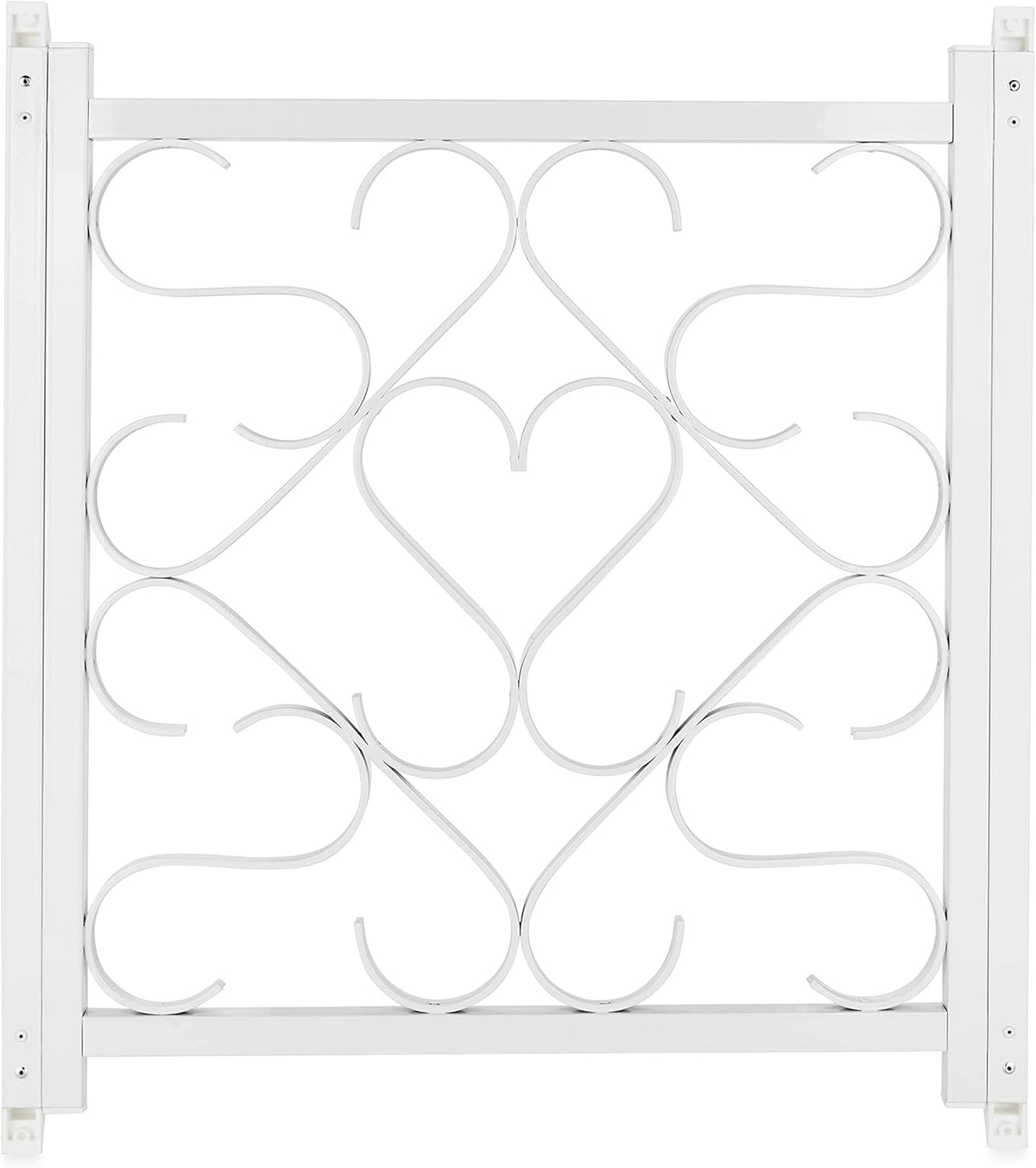Adjustable White Screen Door Grille Q5090