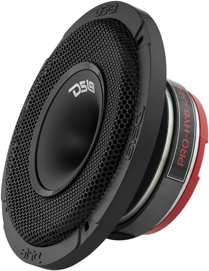 6.5" Shallow Hybrid Mid-Range Car Audio Loudspeaker 300W Max 150W RMS 4 Ohms Pack of 2 O47632