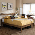 Queen Wood Platform Bed Z325080