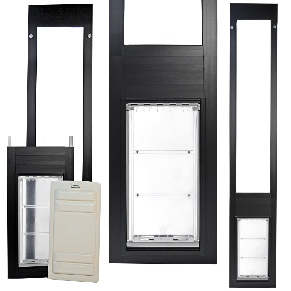 Bronze Frame Extra Large Pet Door Thermo Panel N3383