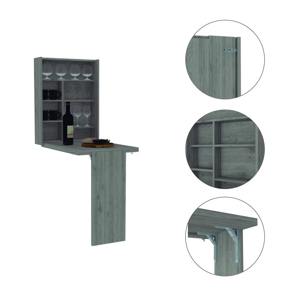 Light Gray Wall Double Door Cabinet V270