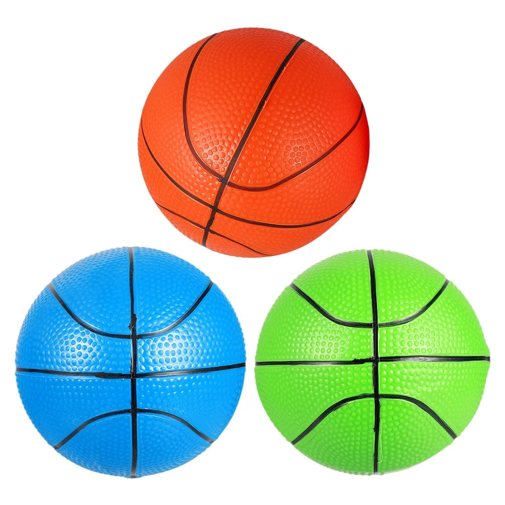 Mini Rubber Rainbow Bouncy Basketball Toy E821758