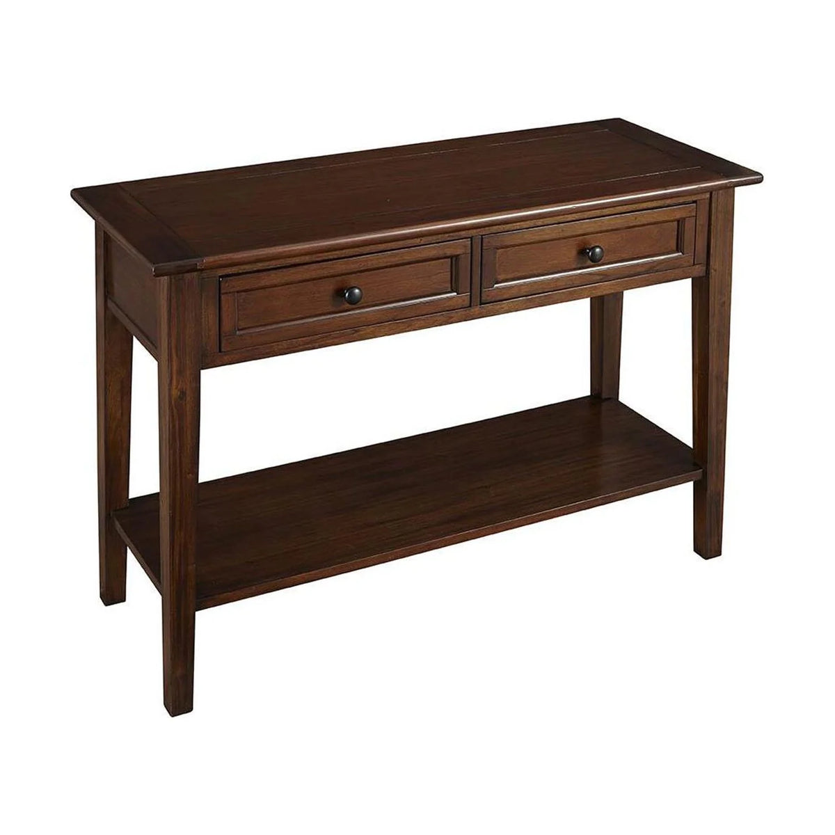 2 Drawer Cocktail Table With Shelf P480518