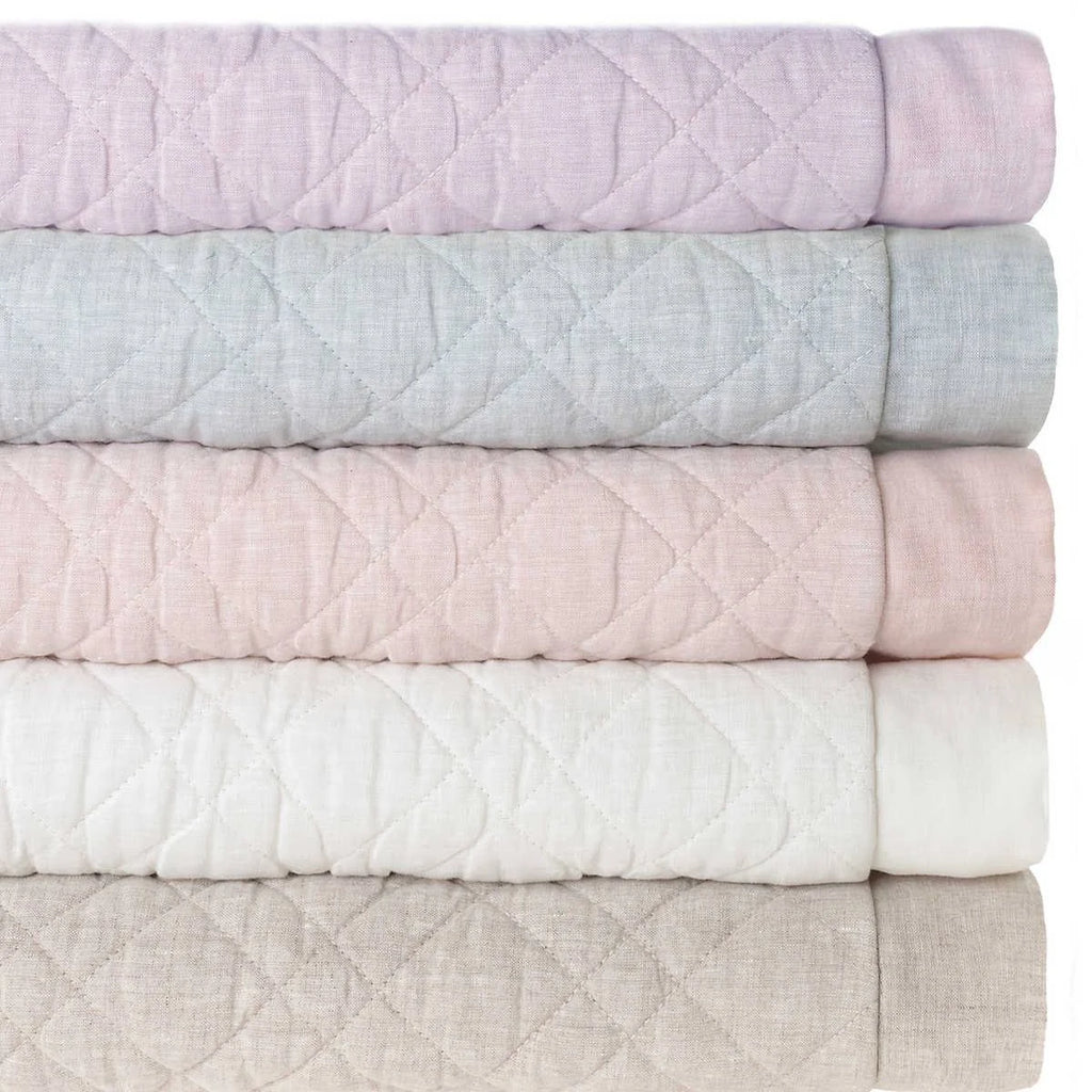 Twin Washed Linen Quilt M8519