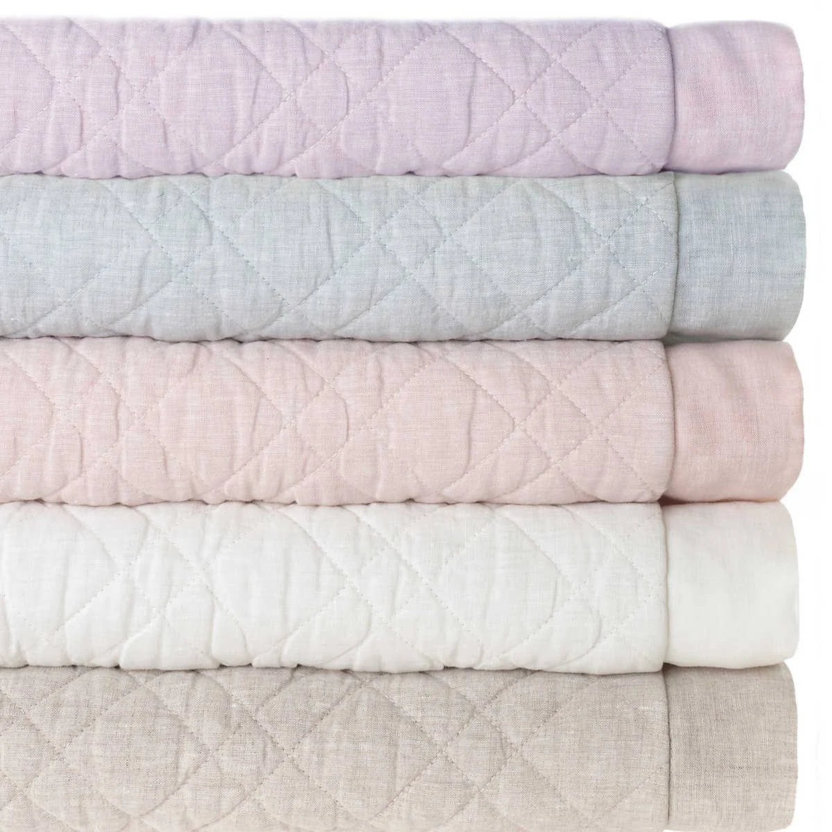 Twin Washed Linen Quilt M8519
