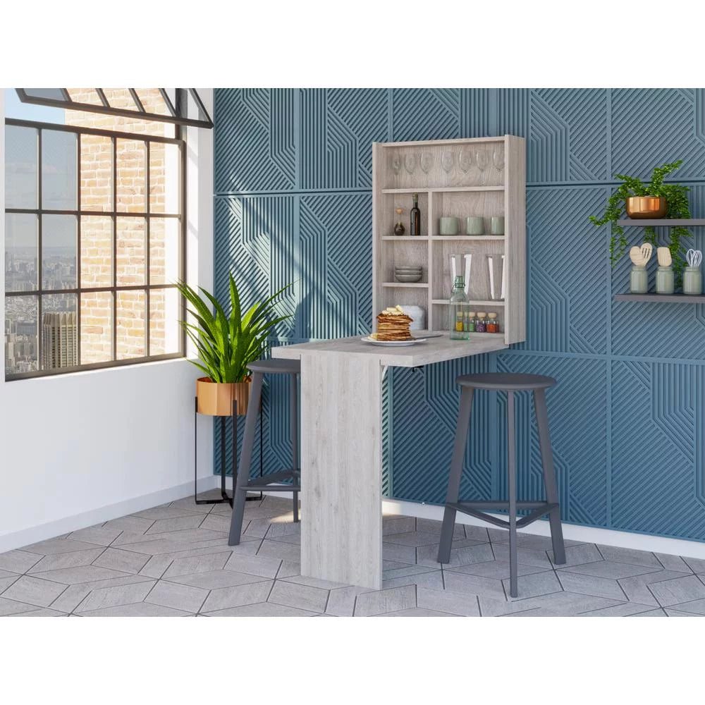 Light Gray Wall Double Door Cabinet V270