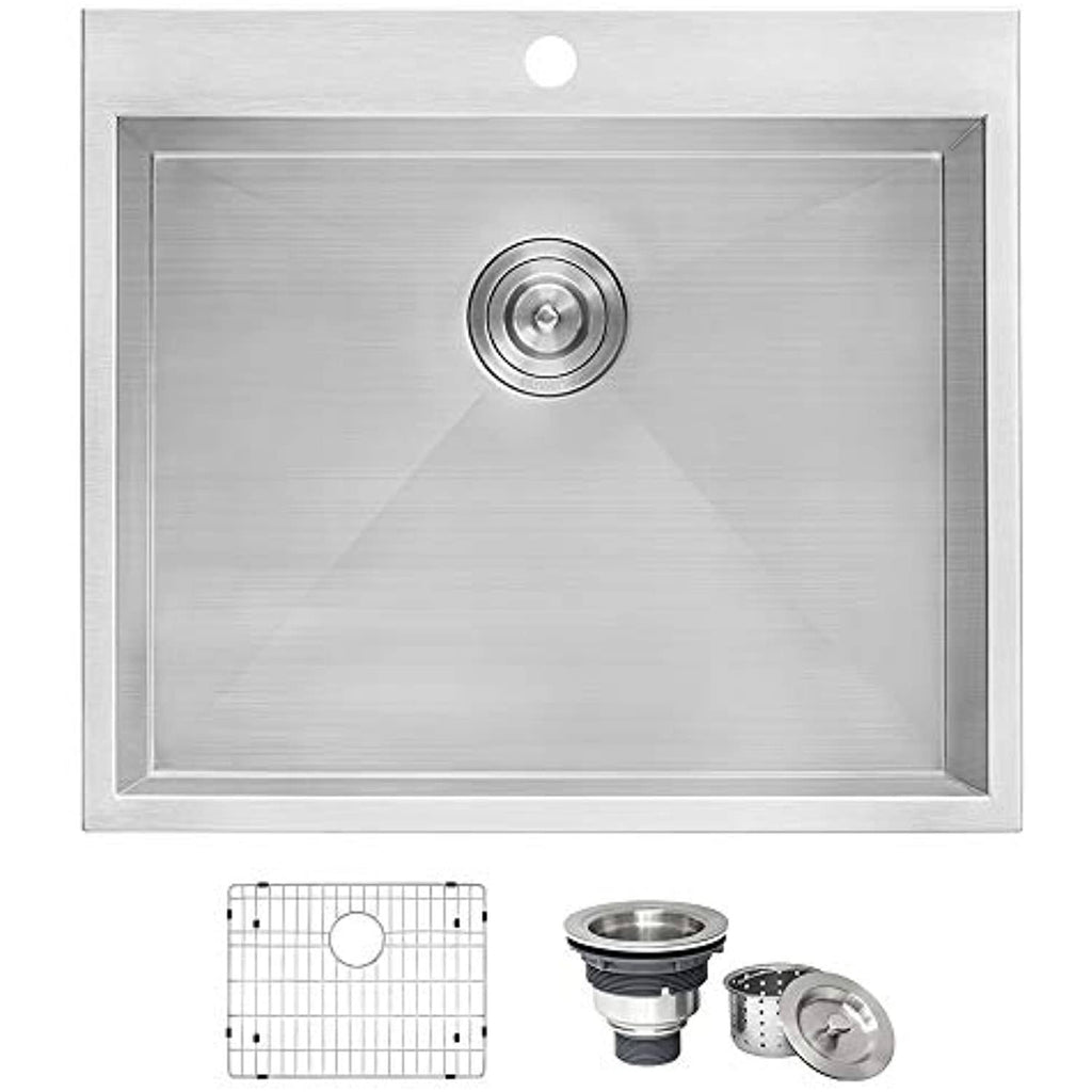 16 Gauge Stainless Steel Laundry Utility Sink X42385