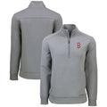 Gray Recycled Quarter-Zip Pullover R680