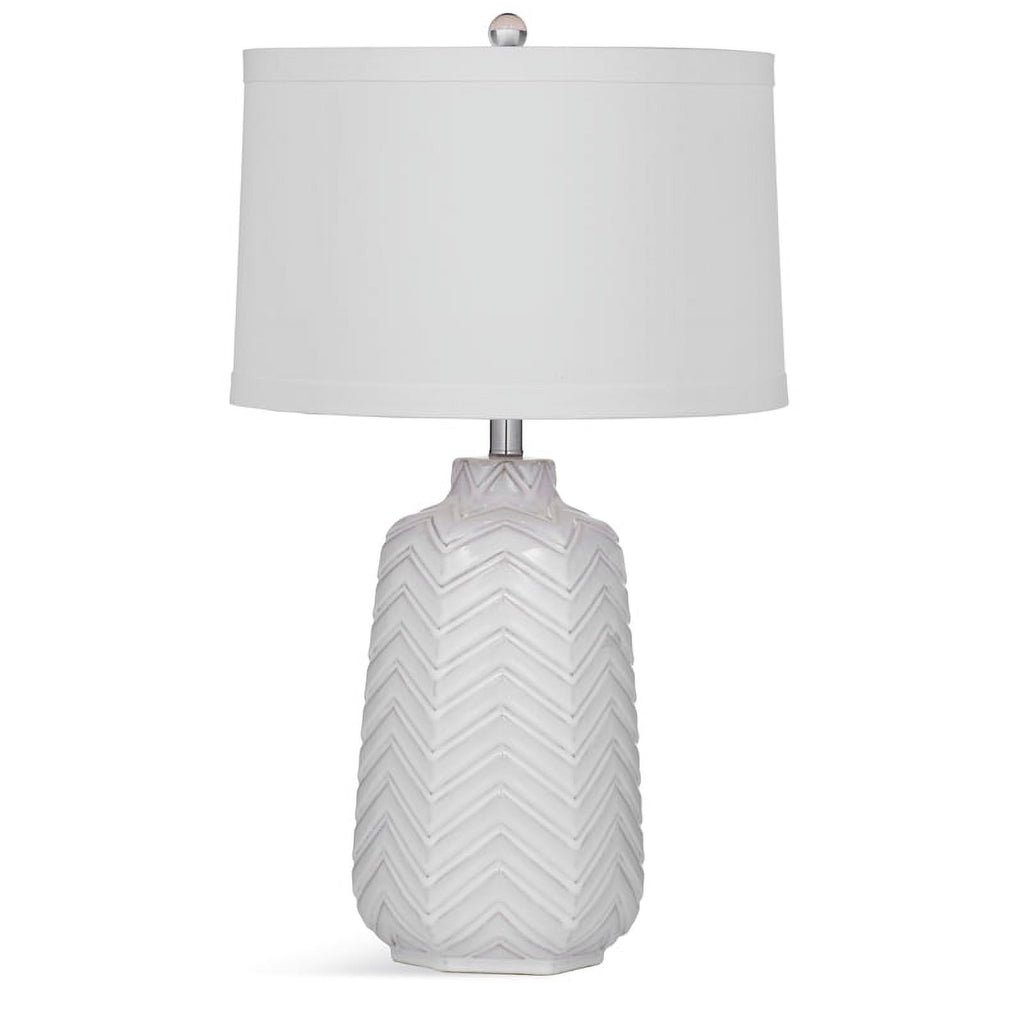 White Ceramic Table Lamp R230974