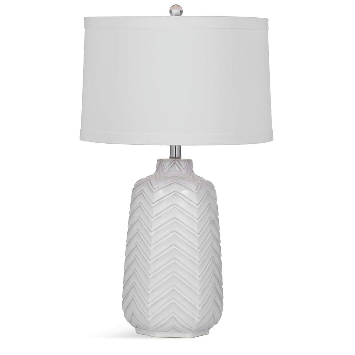 White Ceramic Table Lamp R230974