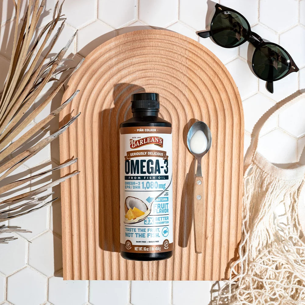 Pina Colada Omega 3 Fish Oil 1500mg 16 oz K92051