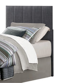 Twin Upholstery Panel Headboard Gray R364