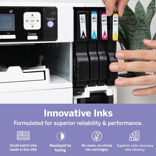 Sublimation Printer Bundle with 31mL Inks & Paper F73400