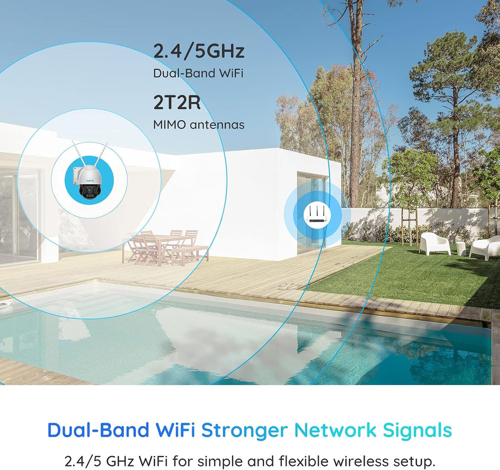 5MP Semi-Wireless Outdoor PTZ Security Camera System J51980
