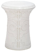 White Garden Stool N219173