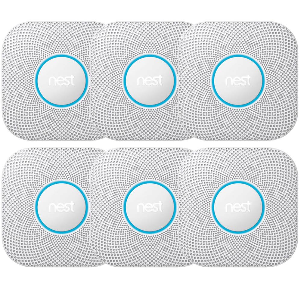 White Smoke and CO Alarm Battery 3-Pack A8158