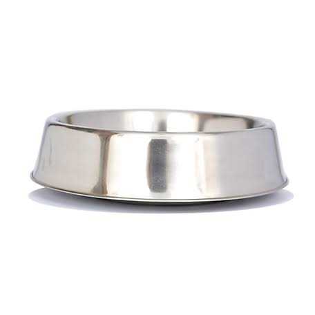 2 Pack Stainless Steel Non Skid Pet Bowl U8032