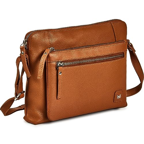 Small Soft Pebbled Real Leather Crossbody Shoulder Bag A697153