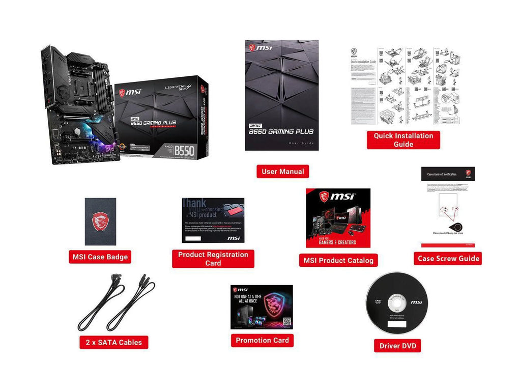 AMD B550 ATX Motherboard W3661